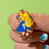 Just Right Enamel Pin  -  Erstwilder  -  Quirky Resin and Enamel Accessories