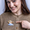 Zeus Almighty Brooch  -  Erstwilder  -  Quirky Resin and Enamel Accessories