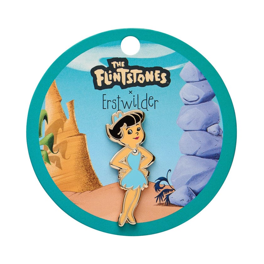 Betty Rubble Enamel Pin  -  Erstwilder  -  Quirky Resin and Enamel Accessories