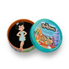 Betty Rubble Brooch  -  Erstwilder  -  Quirky Resin and Enamel Accessories