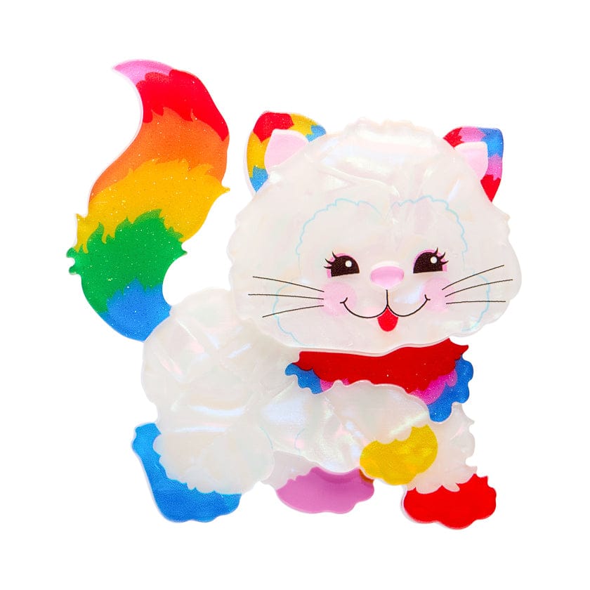Kitty Brite Brooch  -  Erstwilder  -  Quirky Resin and Enamel Accessories