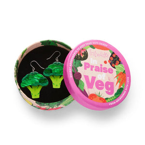 Brocc Star Drop Earrings  -  Erstwilder  -  Quirky Resin and Enamel Accessories