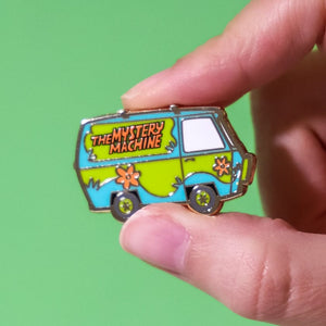 The Mystery Machine Enamel Pin  -  Erstwilder  -  Quirky Resin and Enamel Accessories