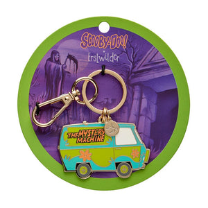 The Mystery Machine Enamel Key Ring  -  Erstwilder  -  Quirky Resin and Enamel Accessories