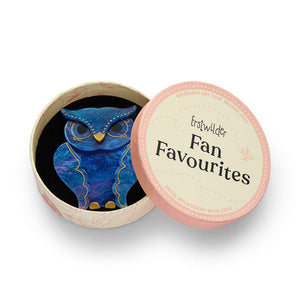 Guadeloupe the Saint Brooch  -  Erstwilder  -  Quirky Resin and Enamel Accessories