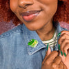 Frappé Mini Brooch  -  Erstwilder  -  Quirky Resin and Enamel Accessories