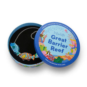 Time for School Necklace  -  Erstwilder  -  Quirky Resin and Enamel Accessories