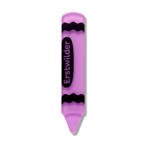 Crayon Simplified Mini Brooch - Purple  -  Erstwilder Simplified  -  Quirky Resin and Enamel Accessories