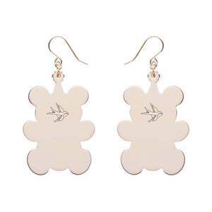 Grand Prize Teddy Drop Earrings  -  Erstwilder  -  Quirky Resin and Enamel Accessories