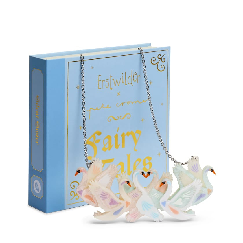 Silent Sister Necklace  -  Erstwilder  -  Quirky Resin and Enamel Accessories