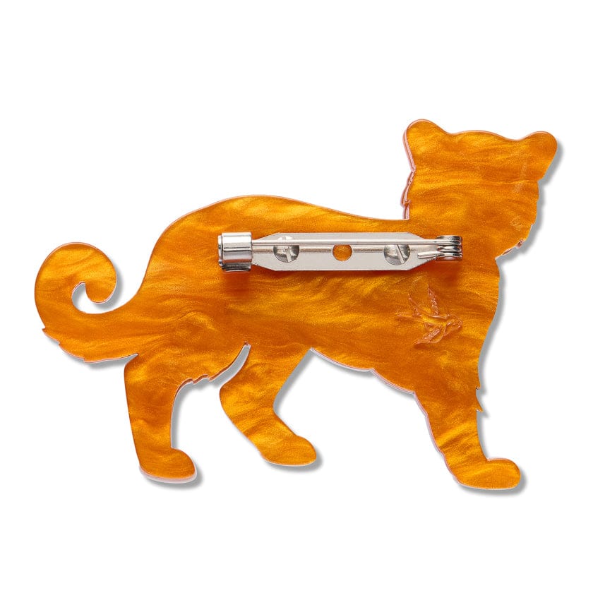 Amur Leopard Brooch  -  Erstwilder  -  Quirky Resin and Enamel Accessories