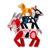 Goat Goals Brooch  -  Erstwilder  -  Quirky Resin and Enamel Accessories