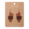 Lekythos Drop Earrings - Copper  -  Erstwilder Essentials  -  Quirky Resin and Enamel Accessories