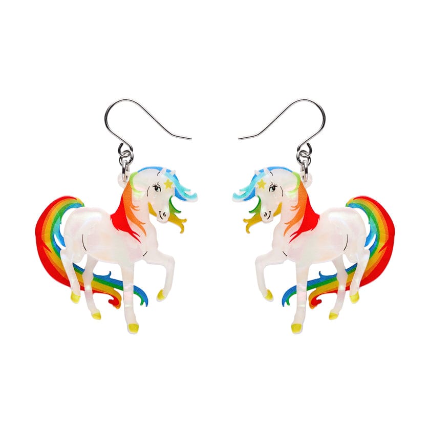 Starlite Drop Earrings (IMPERFECT)  -  Erstwilder  -  Quirky Resin and Enamel Accessories