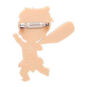 Bamm-Bamm Rubble Brooch  -  Erstwilder  -  Quirky Resin and Enamel Accessories