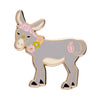 Devoted Donkey Enamel Pin  -  Erstwilder  -  Quirky Resin and Enamel Accessories