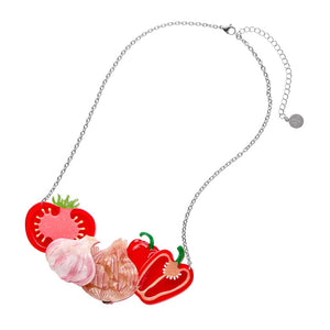 Sofrito Sizzle Necklace  -  Erstwilder  -  Quirky Resin and Enamel Accessories