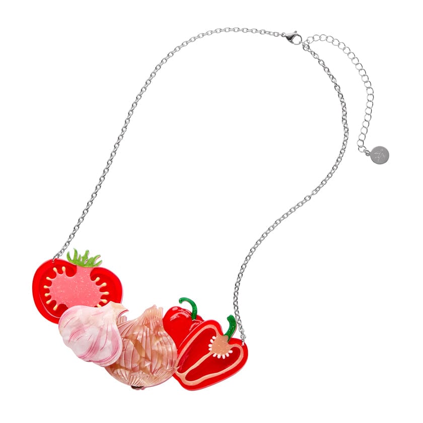 Sofrito Sizzle Necklace  -  Erstwilder  -  Quirky Resin and Enamel Accessories