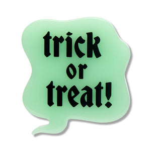Trick or Treat! Simplified Mini Brooch  -  Erstwilder Simplified  -  Quirky Resin and Enamel Accessories