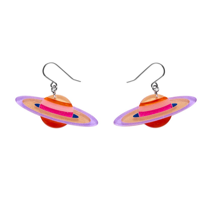 Sixth From The Sun Drop Earrings  -  Erstwilder  -  Quirky Resin and Enamel Accessories