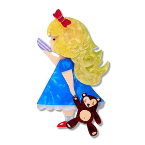 Just Right Brooch  -  Erstwilder  -  Quirky Resin and Enamel Accessories