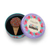 Sprinkles Ice Cream Cake Cone Brooch (IMPERFECT)