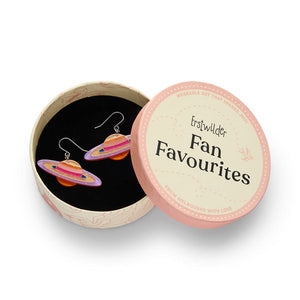 Sixth From The Sun Drop Earrings  -  Erstwilder  -  Quirky Resin and Enamel Accessories