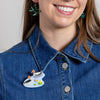 Duck and Drakes Brooch  -  Erstwilder  -  Quirky Resin and Enamel Accessories