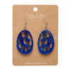 Moonlight Drop Earrings - Navy