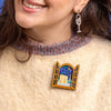 Fireworks Far & Wide Brooch  -  Erstwilder  -  Quirky Resin and Enamel Accessories