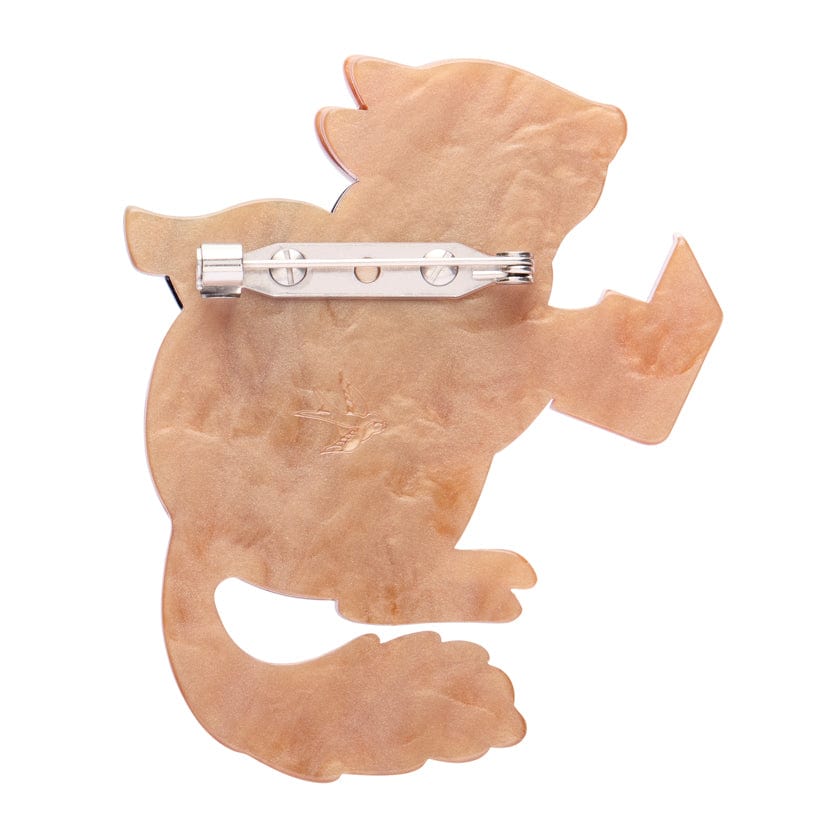 Charlie the Chipmunk Brooch  -  Erstwilder  -  Quirky Resin and Enamel Accessories