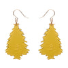 Christmas Tree Centre-Piece Drop Earrings  -  Erstwilder  -  Quirky Resin and Enamel Accessories