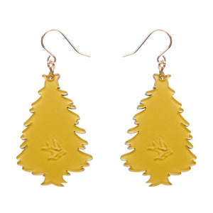 Christmas Tree Centre-Piece Drop Earrings  -  Erstwilder  -  Quirky Resin and Enamel Accessories