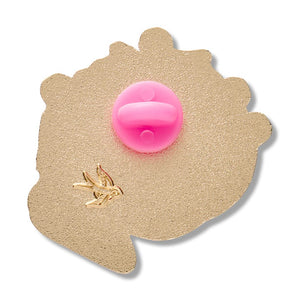 Classic Pin Cushion Enamel Pin  -  Erstwilder  -  Quirky Resin and Enamel Accessories
