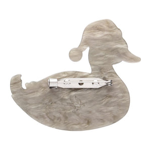 Daphne the Duck Brooch  -  Erstwilder  -  Quirky Resin and Enamel Accessories