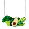 Eat Your Greens Necklace  -  Erstwilder  -  Quirky Resin and Enamel Accessories
