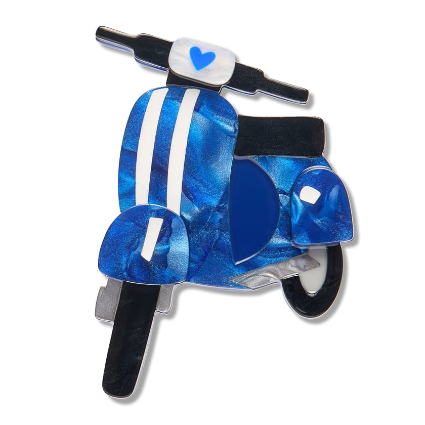 Roman Holiday Brooch  -  Erstwilder  -  Quirky Resin and Enamel Accessories