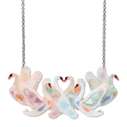 Silent Sister Necklace  -  Erstwilder  -  Quirky Resin and Enamel Accessories