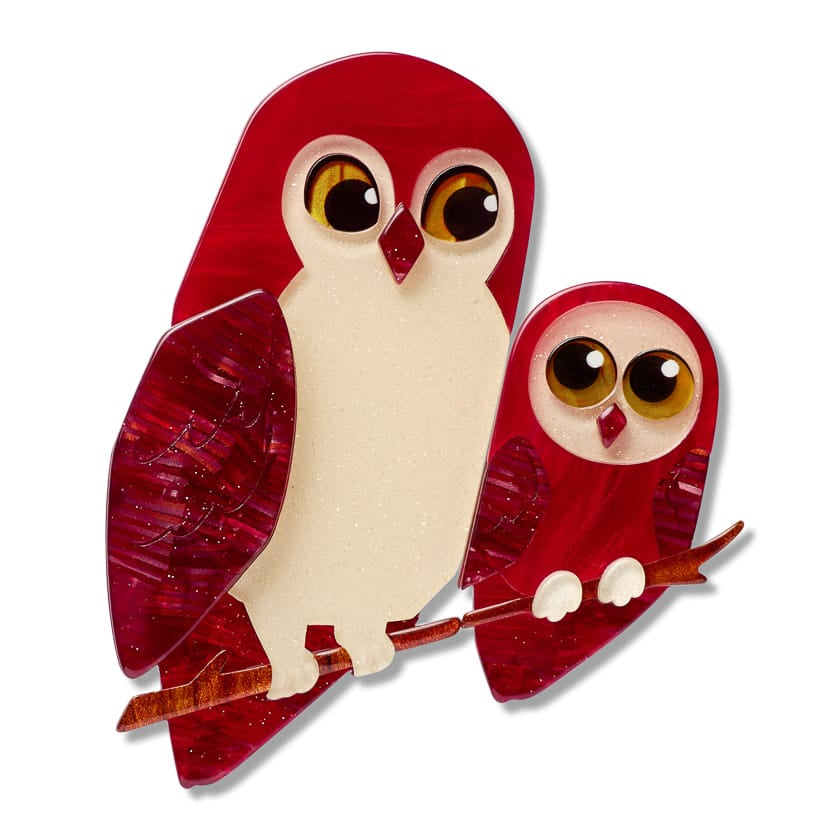 Eyes on You Brooch Pair  -  Erstwilder  -  Quirky Resin and Enamel Accessories