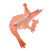 Pascal the Party Prawn Brooch