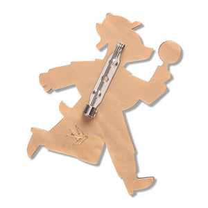 Sherwood Antler Brooch  -  Erstwilder  -  Quirky Resin and Enamel Accessories