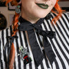 Beetlejuice Brooch  -  Erstwilder  -  Quirky Resin and Enamel Accessories