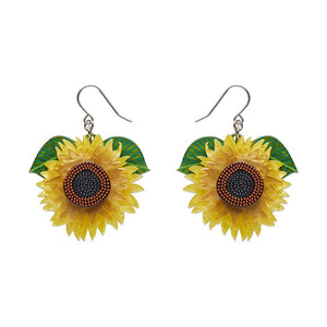 Sunshine and Smiles Drop Earrings  -  Erstwilder  -  Quirky Resin and Enamel Accessories