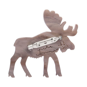 The Majestic Moose Brooch  -  Erstwilder  -  Quirky Resin and Enamel Accessories