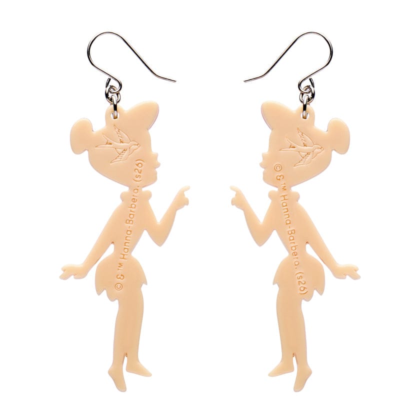 Wilma Flintstone Drop Earrings  -  Erstwilder  -  Quirky Resin and Enamel Accessories
