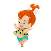 Pebbles Flintstone Brooch  -  Erstwilder  -  Quirky Resin and Enamel Accessories