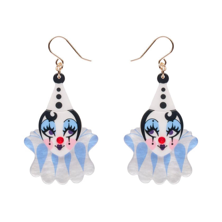Send in the Clown Drop Earrings (IMPERFECT)  -  Erstwilder  -  Quirky Resin and Enamel Accessories