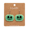 Jack O Lantern Drop Earrings - Glow in the Dark  -  Erstwilder Essentials  -  Quirky Resin and Enamel Accessories