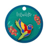 Lulu the Lorikeet Enamel Pin  -  Erstwilder  -  Quirky Resin and Enamel Accessories