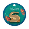 Crikey the Saltwater Crocodile Enamel Pin  -  Erstwilder  -  Quirky Resin and Enamel Accessories
